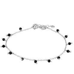 Pulsera Acra Espinelas Plata