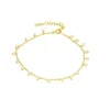 Pulsera Acra Perlas Plata Dorada
