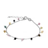 Pulsera Acra Turmalinas Plata