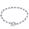 Pulsera Amur Lila Plata