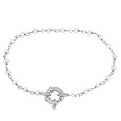 Pulsera Amur Perla Plata