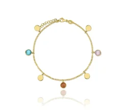 Pulsera Anabel Plata Dorada