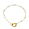 Pulsera Anisa Pearl Plata Dorada