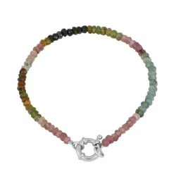 Pulsera Anisa Turmalina Plata