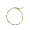 Pulsera Barbada Plata Dorada