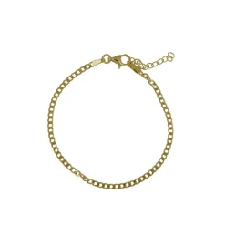Pulsera Barbada Plata Dorada