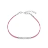 Pulsera Bolly Rosa Plata