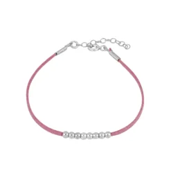 Pulsera Bolly Rosa Plata