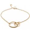 Pulsera Circles Plata Dorada