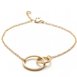 Pulsera Circles Plata Dorada