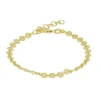 Pulsera Coins Plata Dorada