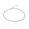 Pulsera Cordón Plata