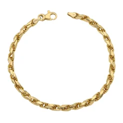 Pulsera Cordón Salomonico Oro 18K