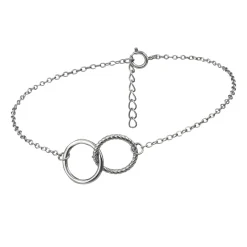 Pulsera Círculos Plata