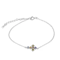 Pulsera Cruz Fantasy Alma Plata