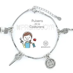 Pulsera de la Costurera Plata