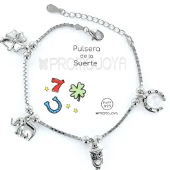 Pulsera de la Suerte Plata