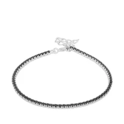 Pulsera Dune Black Plata
