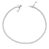 Pulsera Dune Riviere Oro Blanco 18K (2,15mm Ancho)