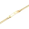 Pulsera Esclava Barbada Oro 18K (Placa 27,5×6,4mm)