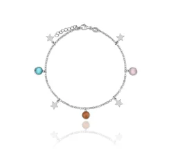 Pulsera Estrellada Plata