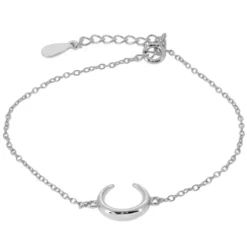 Pulsera Half Horn Plata