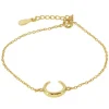 Pulsera Half Horn Plata Dorada