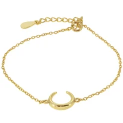 Pulsera Half Horn Plata Dorada