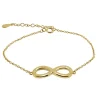 Pulsera Infinity Plata Dorada