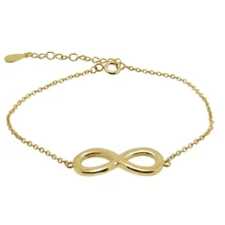Pulsera Infinity Plata Dorada