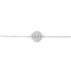 Pulsera Mamá Medal Plata