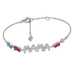 Pulsera Mama Baguette Plata