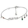 Pulsera Mama Colores Plata