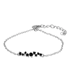 Pulsera Marie Black Plata