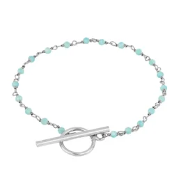 Pulsera Milos Amazonita Plata