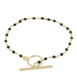 Pulsera Milos Espinela Plata Dorada