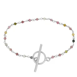 Pulsera Milos Turmalina Plata