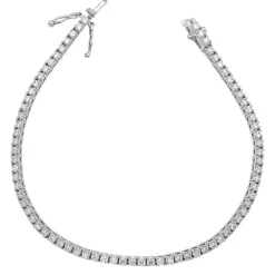 Pulsera Riviere Diamantes G-VS Oro Blanco 18K