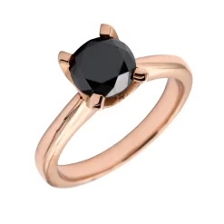 Soliario Cassia Diamante Black 1,34ct Oro Rosa 18K