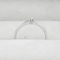 Solitario Corina Diamante 0,05ct Oro Blanco 18K