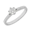 Solitario Melina Diamante 0,30ct E-IGI Oro Blanco 18K