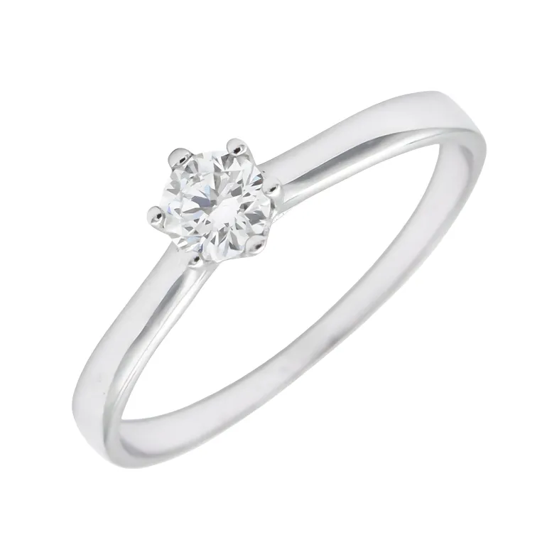 Solitario Monique Diamante G-VS Oro Blanco 18K