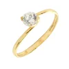 Solitario Round Oro 18K