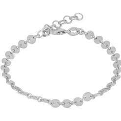 Tobillera Coins Plata