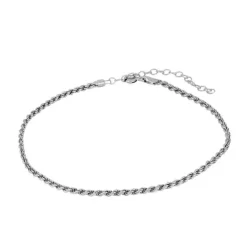 Tobillera Cordón Plata