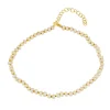 Tobillera Hilan Plata Dorada