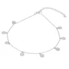 Tobillera Medallitas Plata