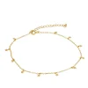 Tobillera Mini Stars Plata Dorada