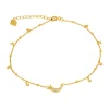 Tobillera Moonlight Plata Dorada