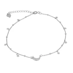 Tobillera Moonlight Plata